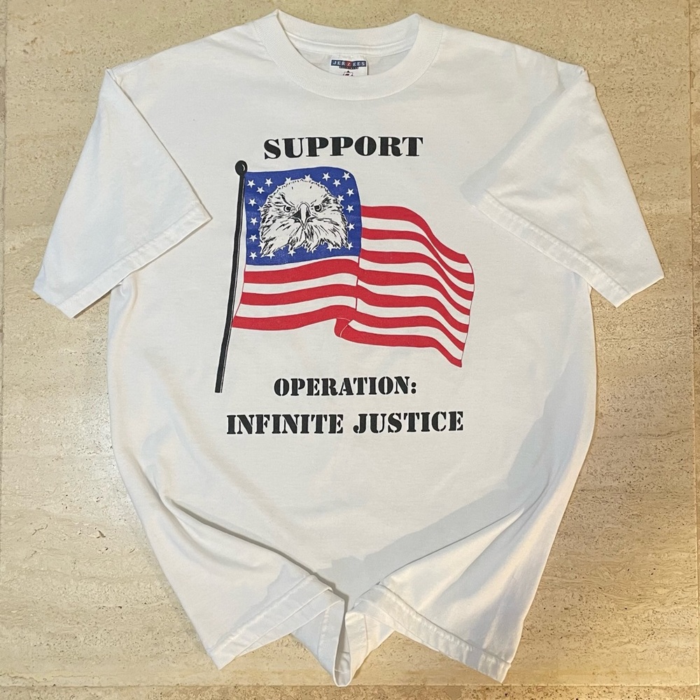 Y2K Support Operation Infinite Justice Tee